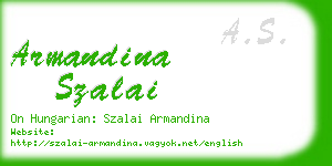 armandina szalai business card